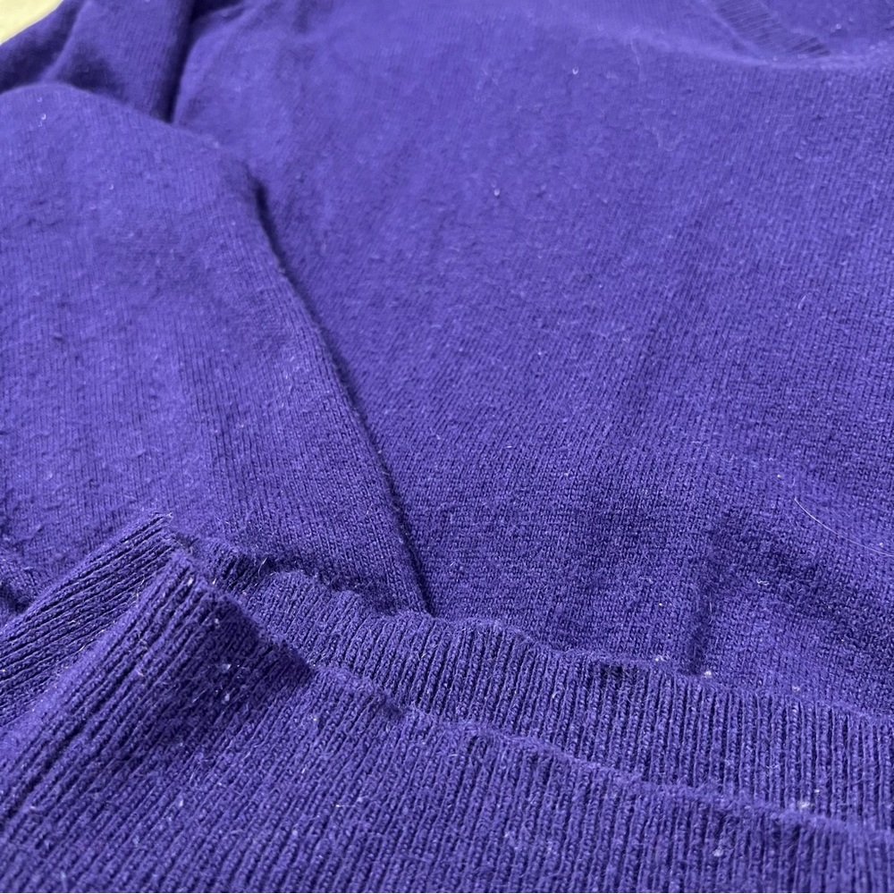 Lightweight Blue V Neck Sweater M - Picture 10 of 11